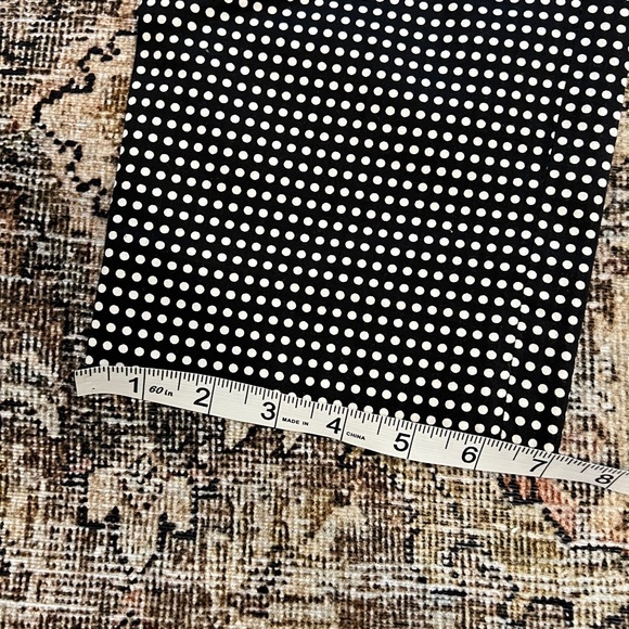 talbots - signature work pant - black and white polka dot - size 10 - Picture 9 of 9